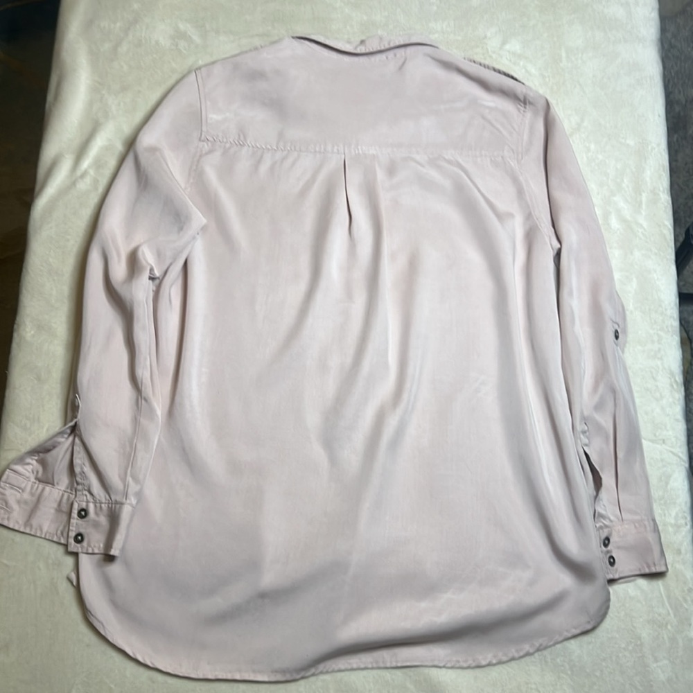 Light Pink Button-Down Women's Shirt - Picture 7 of 7